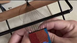 Tutorial How to finish loom beading How to close up or finish your ends after beading [upl. by Hgielanna]