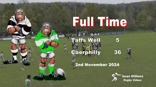 Taffs Well RFC v Caerphilly RFC 2nd November 2024 [upl. by Leschen]