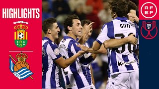 RESUMEN  FC Jove Español 05 Real Sociedad de Fútbol  Copa del Rey  Primera Eliminatoria [upl. by Ahselrac778]