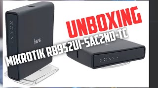 UNBOXING  MIKROTIK RB952Ui  5ac2nDTC Hap AC Lite  Support Dual Band [upl. by Yedok]