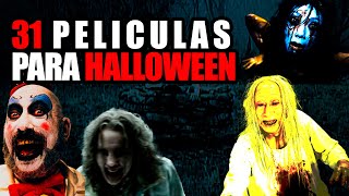 31 PELICULAS DE TERROR PARA HALLOWEEN [upl. by Killy]