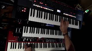 Soulful Synth Vocoder Jam Roland Juno X [upl. by Anallese]