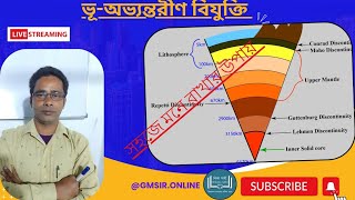 বিযুক্তি ॥ Discontinuity ॥ ভূঅভ্যন্তরীণ বিযুক্তি ॥ Discontinuity of Earth Interior [upl. by Oiramd779]