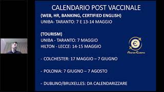 Nuovo calendario didattico post vaccinale webinar [upl. by Parshall]