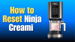 How to Reset Ninja Creami  Ninja creami stuck on install light [upl. by Mailliwnhoj]