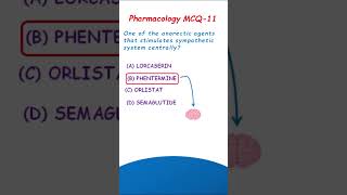 Appetite suppressants  Pharmacology MCQ11 [upl. by Swain412]