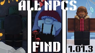 Roblox  🦈FISCH🦈  How to Find ALL NPCS Yes Literally Everyone [upl. by Sperling]