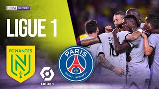 Nantes vs PSG  LIGUE 1 HIGHLIGHTS  09042022  beIN SPORTS USA [upl. by Eecart]