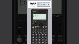 Integral definida con Casio classwiz fx991LA CW  shorts [upl. by Geoffry]