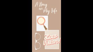 A DAY IN THE LIFE OF AN OPTOMETRIST LOW VISION CLINIC [upl. by Hafeetal921]