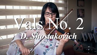 ❤️ Waltz no 2 Violin ❤️  Dimitri Shostakovich  Sofía Bravo  Vals no 2 Orchestra  Amazing 🔥 [upl. by Sirkin988]