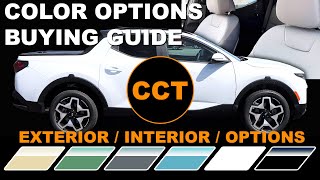 2022 Hyundai Santa Cruz  Color Options Buying Guide FULL [upl. by Ury707]