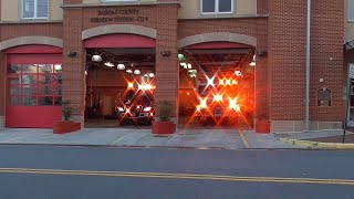 FIRST CATCH NEW M404 E404 Responding I Fairfax County Fire and Rescue [upl. by Reyna754]