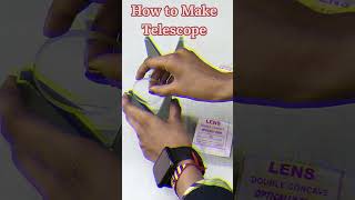 How to Make Telescope At Home With Convex And Concave Lens  DIY Telescope At Home  Mini Telescope [upl. by Rebmetpes43]