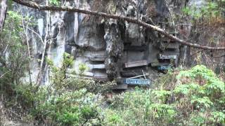 Philippines 2010  Sagada Hanging Coffins amp Echo Valley [upl. by Eibot827]