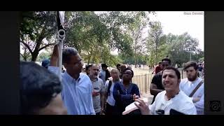 Shamsi Vs a Prevaricating Christian Preacher at London Hyde Park Speakers Corner [upl. by Weiman]