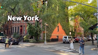 Greenwich Village NYC Walk New York City Walking Tour 4k 2023 [upl. by Eiveneg989]