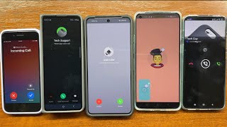 iPhone Samsung Pixel OnePlus Xiaomi Meet WhatsApp Facebook Snapchat Viber Incoming Call [upl. by Nylitak]