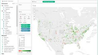 How to create a map based on zip or postal codes in Tableau [upl. by Fleisher802]