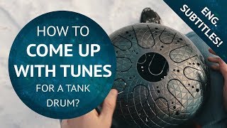 How to play Tank Drum Lesson №3 How to come up with tunes  Steel Tongue Drum Tutorial [upl. by Novel]