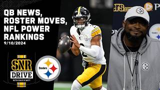 Who the Steelers are preparing for at QB at Broncos  Week 1 power rankings  Pittsburgh Steelers [upl. by Helfant515]