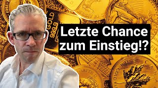 Goldpreis Update  es geht abwärts im Gold [upl. by Evangelin]