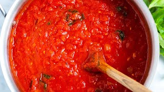 Homemade Pasta Sauce Recipe [upl. by Nester]