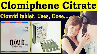 Clomiphene citrate 50 mg  Clomiphene tablet  Clomid tablet in urdu  Uses Side effects Mechanism [upl. by Annayak]