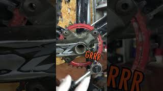 SATISFYING MTB chainring replacement bike mtb satisfying [upl. by Idell835]