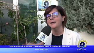 Puglia  Mobilità sostenibile 148 nuovi autobus ai comuni dalla Regione [upl. by Abramo684]