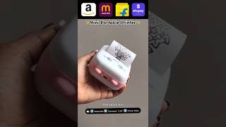 🖨️ Mini Portable Printer • meeshofinds • 34m views [upl. by Giorgi]