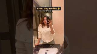 Office Event 🤩  GRWM  ZARA Blazer  zara corporatelife minivlog youtubeshorts shorts grwm [upl. by Browning]