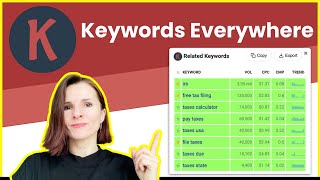 Search for Keywords Volume and CPC Data with Keywords Everywhere [upl. by Cressida]