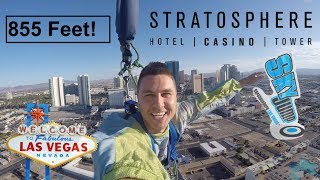 JUMPING OFF THE STRATOSPHERE SkyJump  Las Vegas [upl. by Lorri]