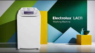 Lavadora de Roupas Electrolux LAC11 105 kg Dispenser Autolimpante 127V [upl. by Lucina]