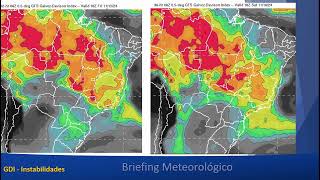 Briefing Meteorológico dias 15 e 16 de novembro  Tempo Severo no litoral sul de SP no dia 16 [upl. by Cerveny15]