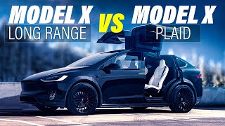 Tesla Model X Long Range vs Model X Plaid Which One to Buy [upl. by Adnahsed293]