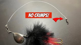 How to Tie Fluorocarbon Musky amp Pike Leaders The Easy Method [upl. by Emerald]