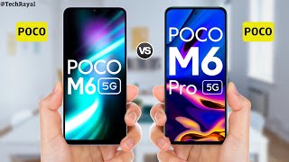 Poco M6 5g vs Poco M6 Pro 5g  Price  Full Comparison [upl. by Meagher996]