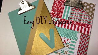 Easy DIY clipboard decor Victorias Shop [upl. by Atinus]