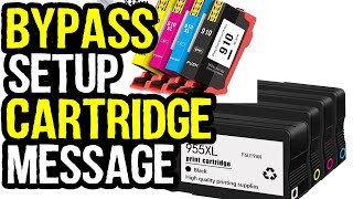 How to Bypass Use Setup Cartridges Message in HP Printer [upl. by Eseila]