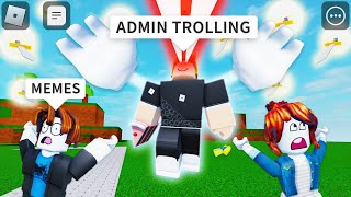 ❗️ADMIN❗️ ROBLOX Ability Wars  Admin Trolling amp Funny Moments MEMES [upl. by Clarence]