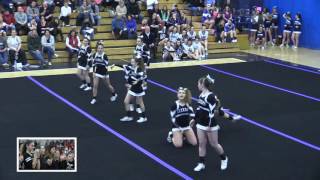 Bellingham High School Div 3 amp 4  Foxborough Cheerleading Invitational 2017 [upl. by Edaj]