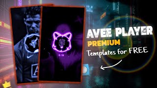 Avee player premium templates for free 🔓download now 🔥 aveeplayer aveeplayertemplate nilphonk1m [upl. by Eentrok]