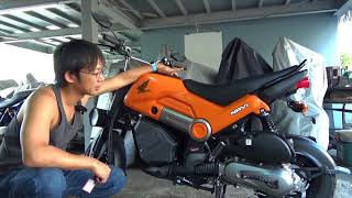 ホンダnavi110（ほぼ新車）参考動画：メーカー仕様に違和感。調整試みます。 [upl. by Atilal]