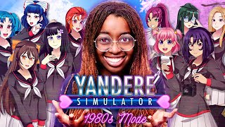 Yandere Simulator 1980s Mode MARATHON ALL 10 RIVALS [upl. by Bendite]