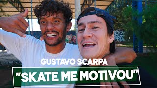 SKATE e FUTEBOL GUSTAVO SCARPA [upl. by Atteiram198]