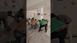 ceramic tile marble بلاط سيراميك ترکیب بورسلين floor construction youtubeshorts shorts [upl. by Eleonore]