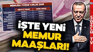 Meslek Meslek Memur Zammı Tablosu En Düşük Memur Maaşı Ne Kadar Oldu [upl. by Ahsille]