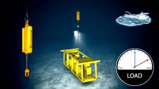 Subsea installation with Cranemaster passive heave compensator [upl. by Geminian478]